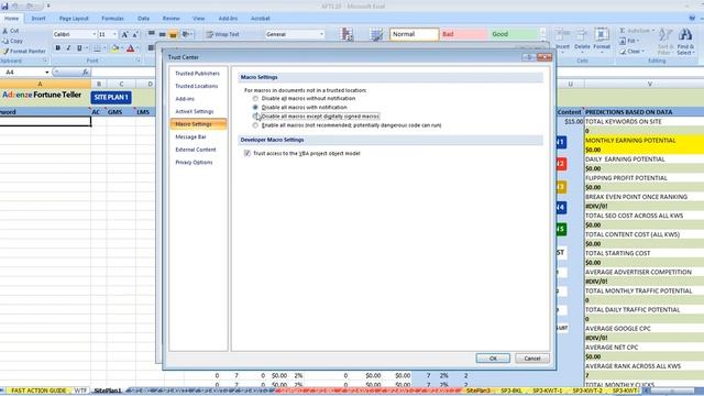 enable macros in excel so AFT will work смотреть онлайн