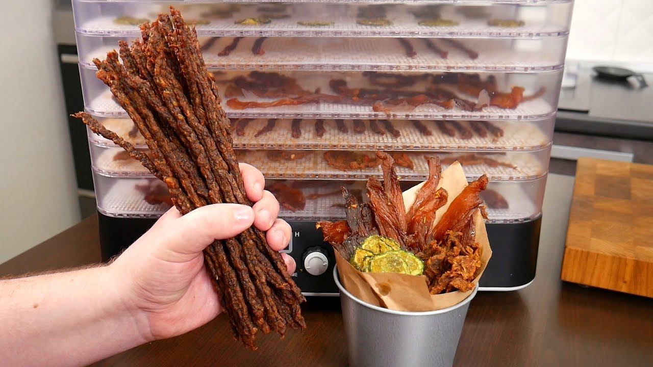 ЧИПСЫ ИЗ МЯСА, КУРИЦЫ И ФАРША. ВЯЛЕНОЕ МЯСО - ДЖЕРКИ. ENG SUB. смотреть онлайн