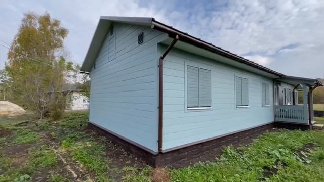 Готовый объект с использованием фиброцементного сайдинга FCS-Group