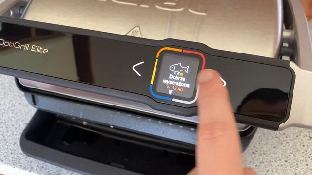 Tefal OptiGrill Elite GC750D30 - Grillowanie łososia смотреть онлайн
