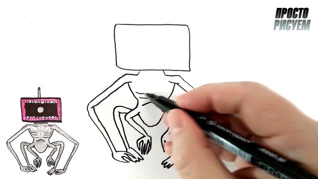 Как нарисовать БОЛЬШУЮ СИРЕНУ, Просто рисуем смотреть онлайн