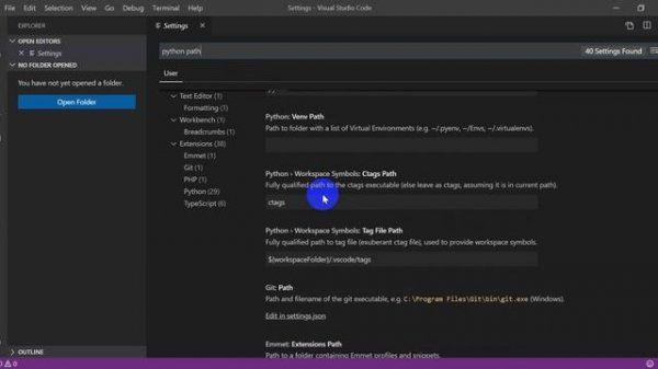 Python - Setup Visual Studio Code with Anaconda