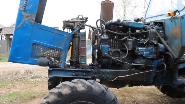 МТЗ-82. Установка радиатора!