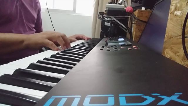 YAMAHA MODX 7 - CFX + UPRIGHT PIANO смотреть онлайн