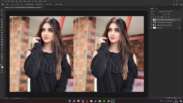 Photoshop Tutorial : How to Change Background Using Channel Quicky Tool Blur V25 смотреть онлайн