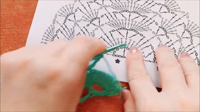 ДЛЯ ЛЕВШЕЙ ОЧЕНЬ КРАСИВАЯ ШАЛЬ-НАКИДКА УРОК ВЯЗАНИЯ КРЮЧКОМ Semidelushka смотреть онлайн