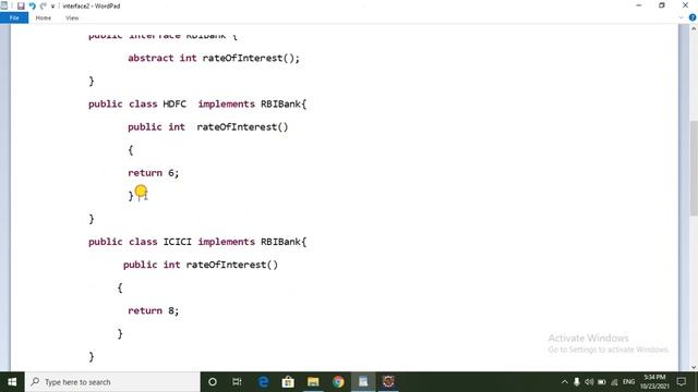 Interface in Java with Example смотреть онлайн