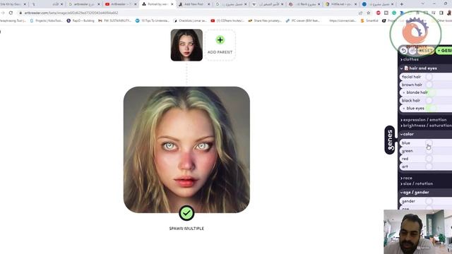 artbreeder تكوين صور بالذكاء الاصطناعي смотреть онлайн