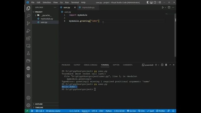 ? Python tutorial for beginners - Module смотреть онлайн