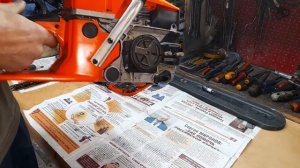 Кривой коленвал на Китайской бензопиле