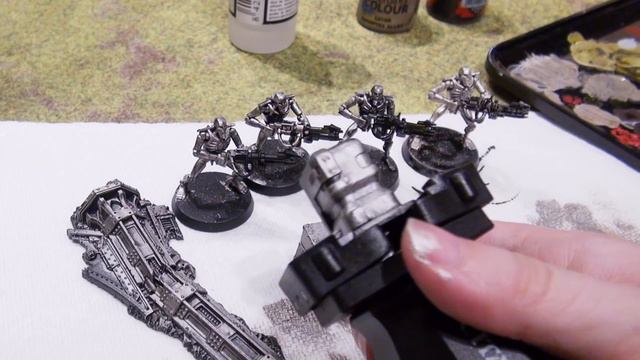 Canoptek Alloy - First Impressions on the New Citadel Metallic Paint! смотреть онлайн