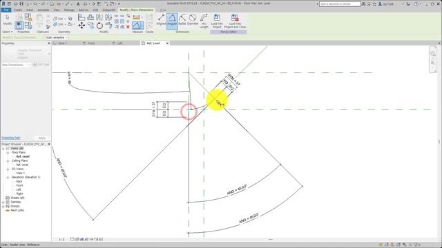 REVIT MEP 2019 패밀리 강의26 PVC RF ELBOW 작성-3 смотреть онлайн