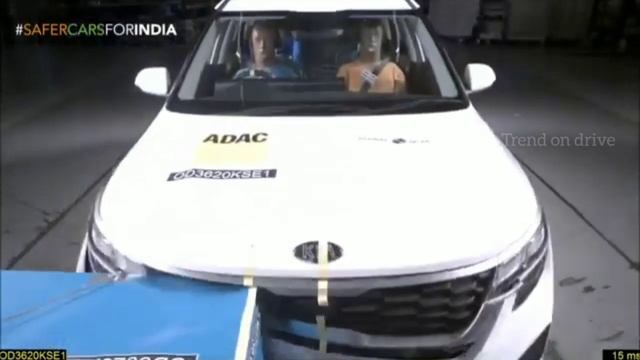 Indian Kia Seltos SUV Scores 3 Star Safety in NCAP Crash Test | Trend on drive смотреть онлайн