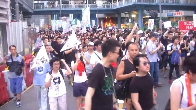 First of July Rally 2012: Harcourt Road junction смотреть онлайн
