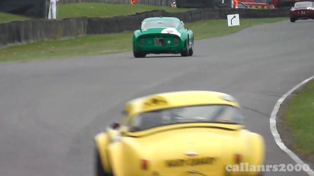 Ferrari V12s | 250 GT SWB, GTO, 330 GTO, Drogo & LM at Goodwood Revival 2013 смотреть онлайн