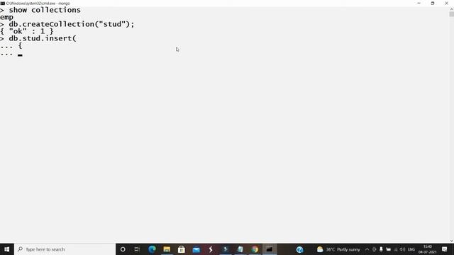 Create Collections In MongoDB смотреть онлайн