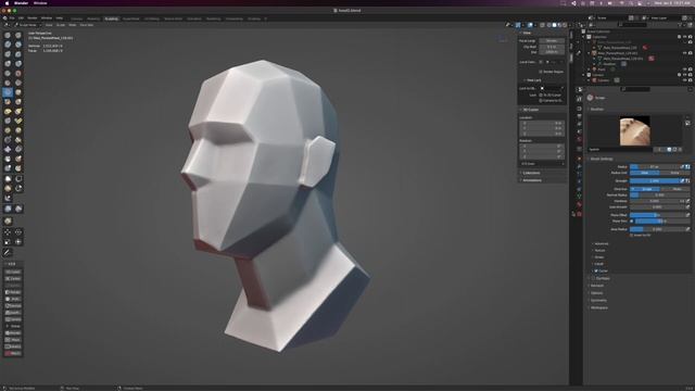 How to re-create the Zbrush hPolish brush in Blender 3D смотреть онлайн