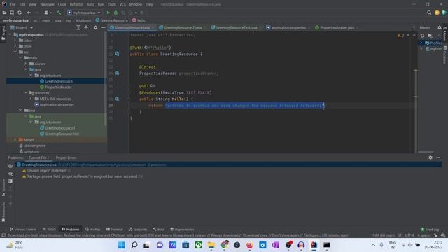 Part-5 | How to load data from application.properties to java class in #Quarkus #letustryandlearn смотреть онлайн