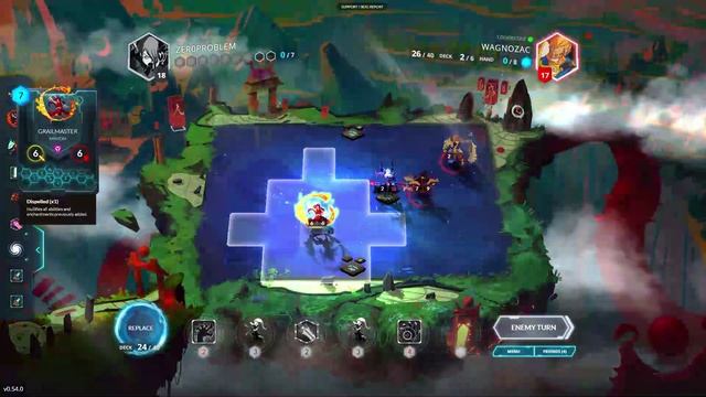 [Duelyst] Zer0problem vs Wagnozac Lady Locke Group stage смотреть онлайн