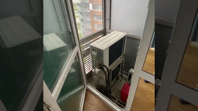 Кондиционер на балконе. смотреть онлайн