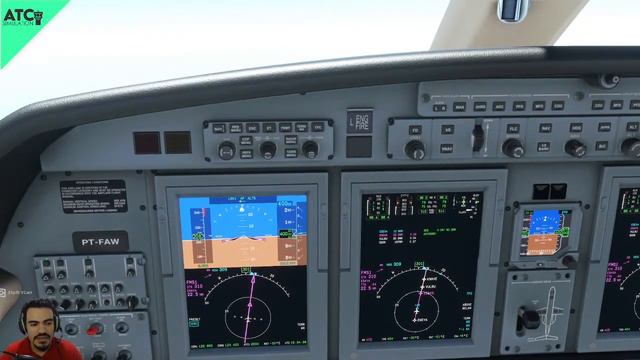 Voo do Aeroporto Executivo de Catarina para Dracena-SP || Citation CJ4 || Working Title || VATSIM смотреть онлайн