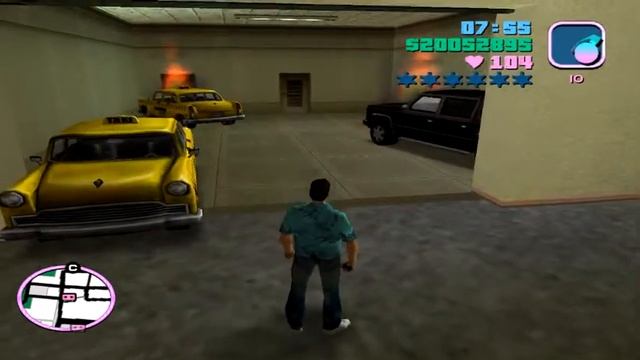 GTA Vice City I Проходящие ворота гаража сквозь машину смотреть онлайн