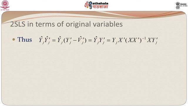 Simultaneous Equations Models The Two Stage Least Squares Method смотреть онлайн