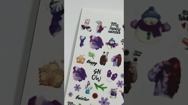 Наклейки для ногтей,водные слайдеры для маникюра.Варежки/Шапки/Еловая и Сосновая ветка/Снежинки 434 смотреть онлайн
