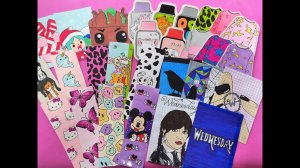 Закладки?/Wednesday?/Уэнсдей?Бумажные сюрпризы?Распаковка бумажных сюрпризов?