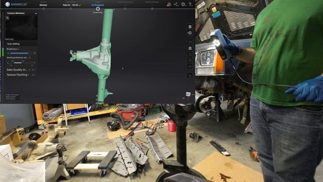 Adding some Technology to the Jeep Cherokee Build - Shining 3D Einstar 3D Scanner смотреть онлайн