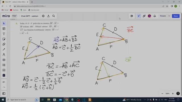 Matematika – 1 razred srednje – 5 Vektori ChatGPT 4 0 TOČNO – Doris Blašković смотреть онлайн