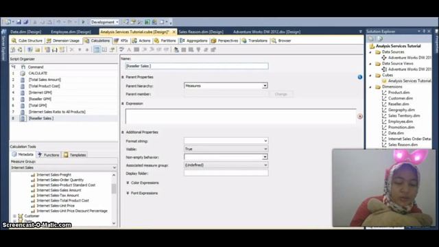 TUTORIAL SQL SERVER 2012 ANALYSIS SERVICES-MULTIDIMENSIONAL-MODELING LESSON6 смотреть онлайн