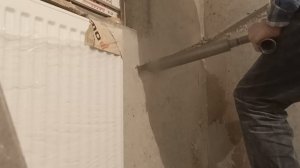 сверление панельного дома. трасса под кондиционер