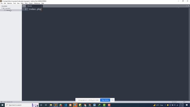 Open First Project in Xampp - PHP Class 1 - Web Development Series Session 15 смотреть онлайн