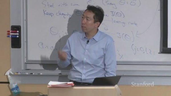 Stanford CS229: Machine Learning - Linear Regression and Gradient Descent |  Lecture 2 (Autumn 2018