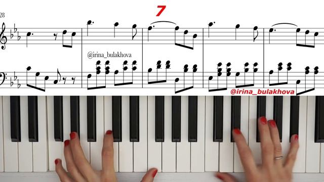 Красивый несложный вальс Прощальный Вальс А.Шнитке пианино Ноты Farewell Waltz Piano Score Sheets смотреть онлайн