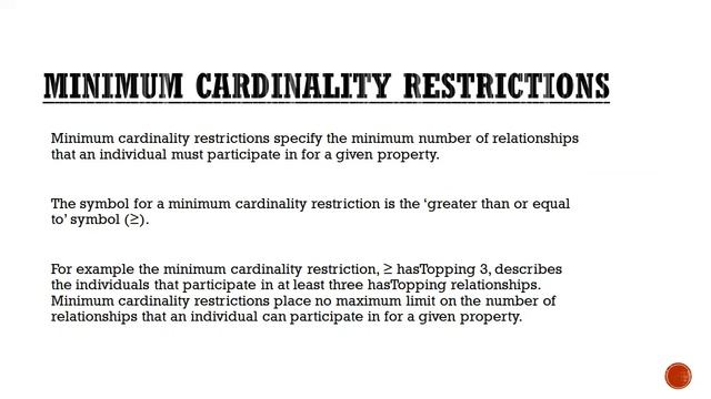 Cardinality Restrictions смотреть онлайн