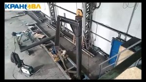 Кран консольный двухплечевой