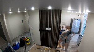 Рейки на стену за телевизором | Реечная стена своими руками