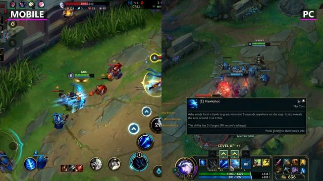 League of Legends Mobile vs PC Detailed Comparison смотреть онлайн