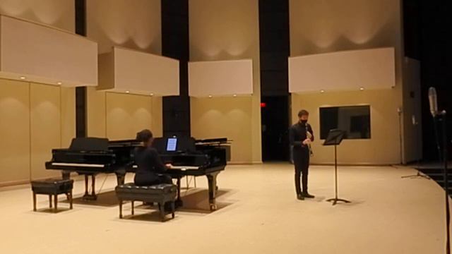 Camille Saint-Saëns Clarinet Sonata Op. 167 First movement смотреть онлайн