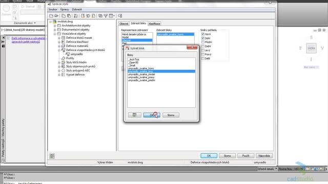 AutoCAD Architecture - vícepohledové bloky смотреть онлайн