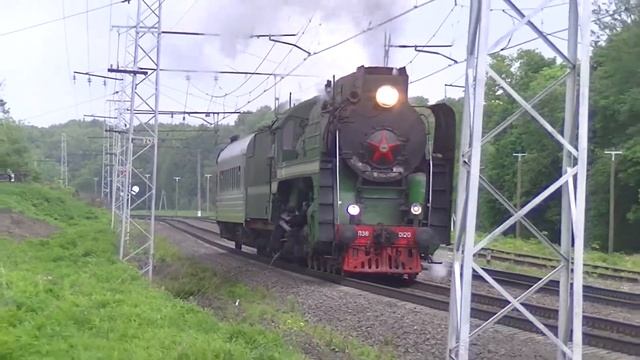 П36-0120 с туристическим поездом Москва - Тула - Ясная Поляна смотреть онлайн