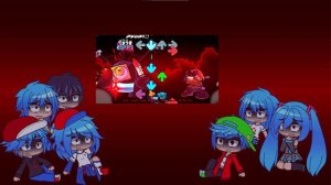 BF FAMILY react to vs imposter V4 | Defeat | gya gacha ( Last part )