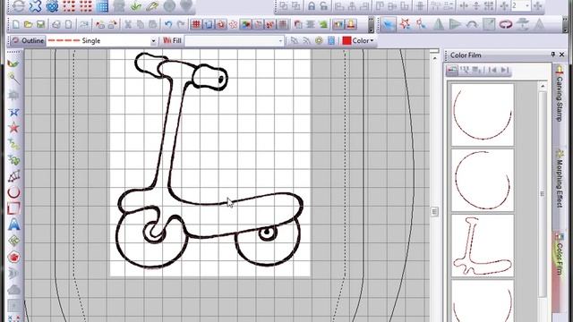 Инструмент BlackWork. Упорядочивание вышивания объектов смотреть онлайн