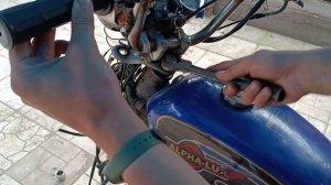 Ремонт мопеда альфа. Заміна передньої вилки, траверси, підшипники рульової, перемикачі руля