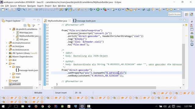 Apache Camel Tutorial #04: JsonPath смотреть онлайн
