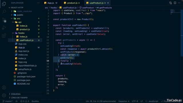 React consume API Rest con Hooks y Clases ? смотреть онлайн