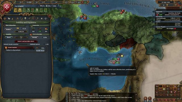 AI Doesn't Understand 1.8 Mechanics [4] Knights Art Of War Ironman Europa Universalis 4 смотреть онлайн