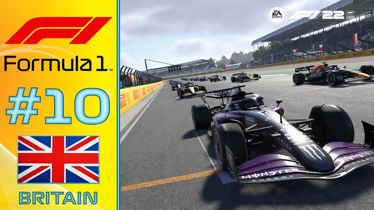 F1 22: ЭТАП 10. ВЕЛИКОБРИТАНИЯ. 100% ДИСТАНЦИИ. смотреть онлайн